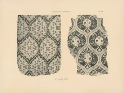 La collection Kelekian; Étoffes & tapis d’Orient & de Venise, plansch 049 av Jules Guiffrey