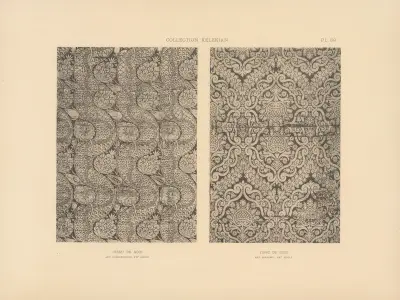 Kelekian-samlingen; Orientaliska och venetianska tyger & mattor, plansch 059 av Jules Guiffrey