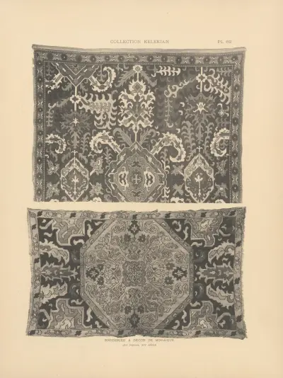 La collection Kelekian; Étoffes & tapis d’Orient & de Venise Pl.062 av Jules Guiffrey