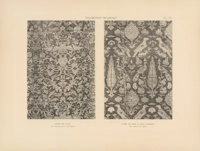 Kelekianska samlingen; Orientens och Venedigs tyger och mattor, plansch 072 av Jules Guiffrey