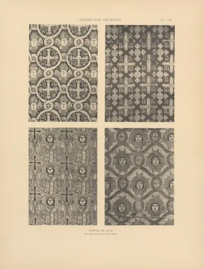 La collection Kelekian; Étoffes & tapis d’Orient & de Venise Pl.073 av Jules Guiffrey