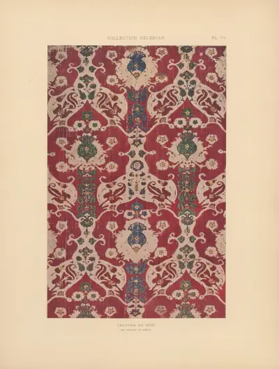 La collection Kelekian; Étoffes & tapis d’Orient & de Venise Pl.074 av Jules Guiffrey
