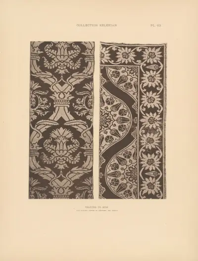 Ur La collection Kelekian; Étoffes & tapis d’Orient & de Venise, plansch 083 av Jules Guiffrey