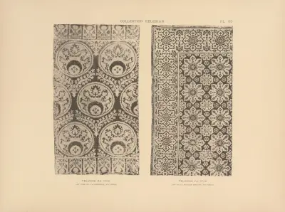 Kelekianska samlingen; Orientaliska och venetianska tyger och mattor Pl.085 av Jules Guiffrey