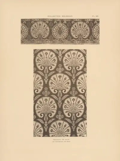 Kelekianska samlingen; tyger och mattor från Orienten och Venedig, pl. 093 av Jules Guiffrey