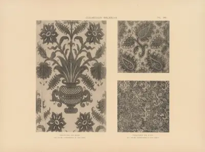 Kelekianska samlingen; Orientens och Venedigs tyger och mattor Pl.099 av Jules Guiffrey