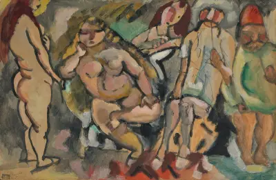 À Tunis av Jules Pascin