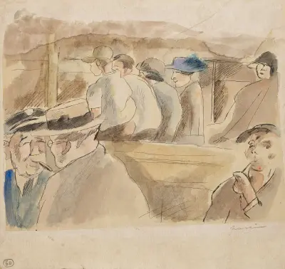Au bateau av Jules Pascin