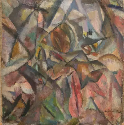 Étude cubiste av Jules Pascin