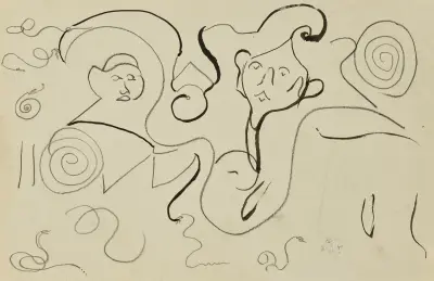 Ansiktsstudier av Jules Pascin