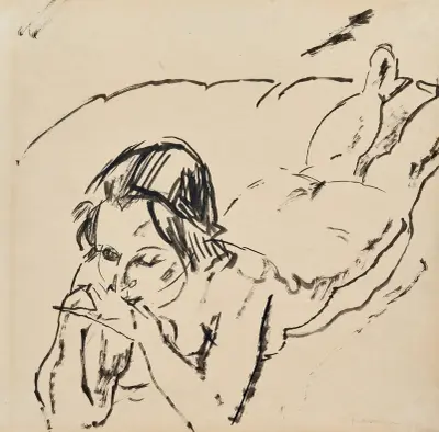 Hermine David av Jules Pascin