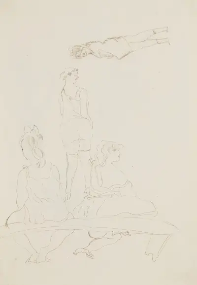 La Banquette av Jules Pascin