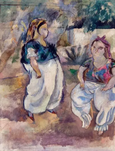 De tunisiska kvinnorna av Jules Pascin