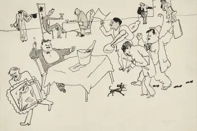 Konsttjuvarna av Jules Pascin