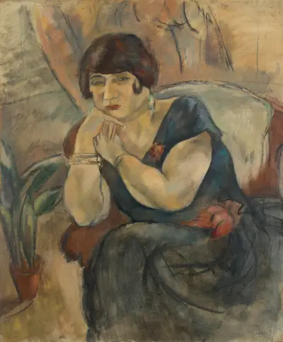 Portret Madame Jeanne Salmon, Jules Pascin