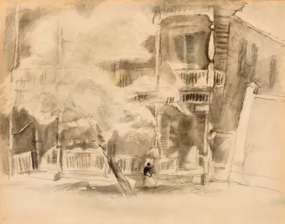 Scen från Kuba av Jules Pascin