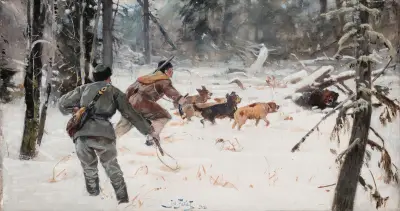 Bear hunting av Julian Falat