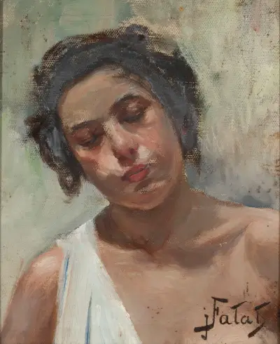 Girl, study av Julian Falat