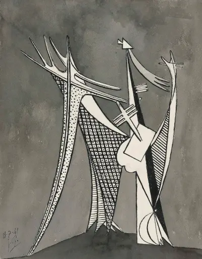 Abstrait, 1941 av Julio González