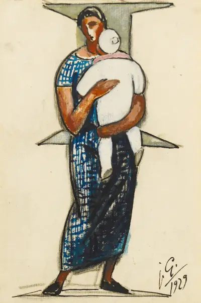 Maternité, 1929 av Julio González