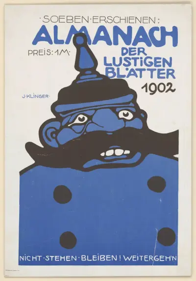 Almanach der Lustigen Blätter av Julius Klinger