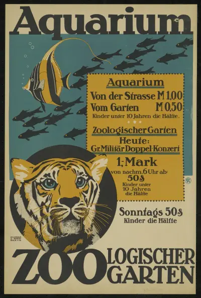 Aquarium Zoologischer Garten av Julius Klinger