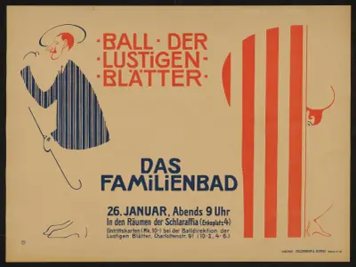 De gladas blads bal – familjebadet av Julius Klinger