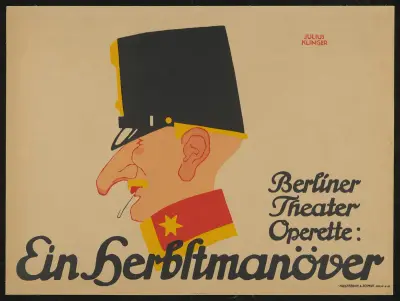 Berliner Theater Operette; Herbstmanöver av Julius Klinger