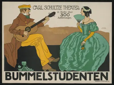 Bummelstudenten Qualitäts-Cigarre av Julius Klinger