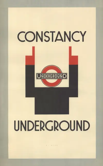 Constancy – London Underground av Julius Klinger