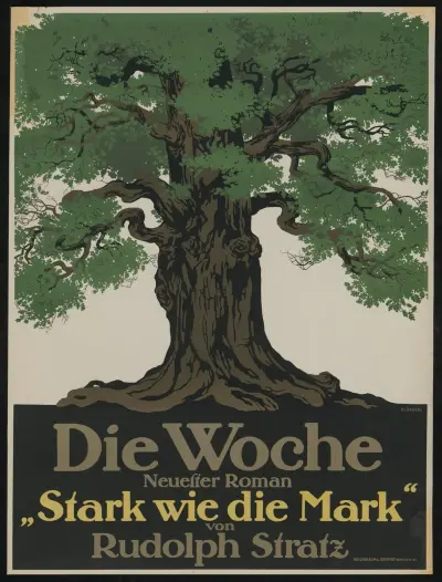 Die Woche mit neuestem Roman ‘Stark wie die Mark’ von Rudolph Stratz av Julius Klinger
