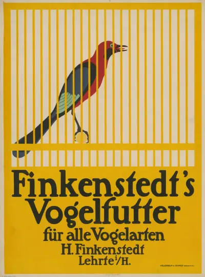 Finkenstedts Vogelfutter av Julius Klinger