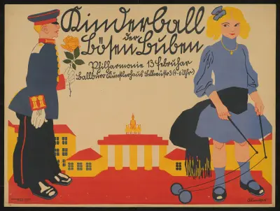Kinderball der Bösen Buben, 1909 av Julius Klinger