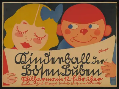 Kinderball der Bösen Buben, 1910, Julius Klinger
