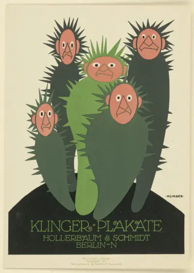 Klinger Plakate Hollerbaum und Schmidt av Julius Klinger