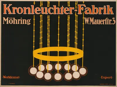 Kronleuchterfabrik Möhring av Julius Klinger