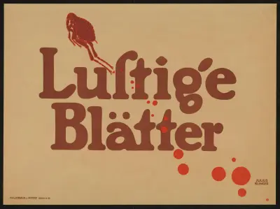 Lustige Blätter av Julius Klinger