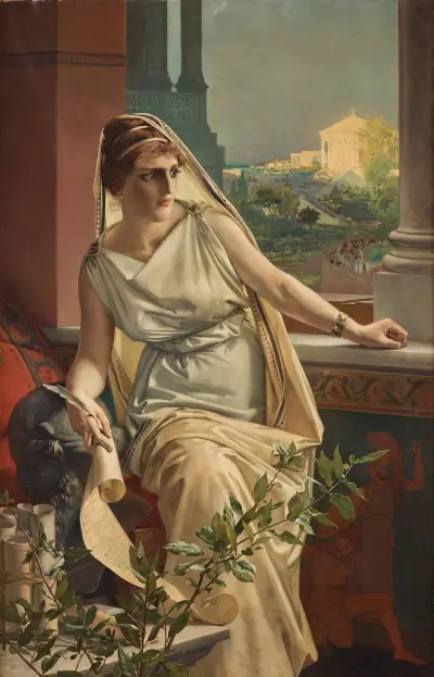 Hypatia av Julius Kronberg