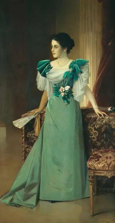 Irma von Geijer, född von Hallwyl (1873 – 1959 ) av Julius Kronberg
