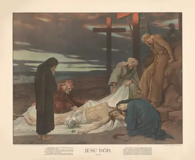 Jesu död av Julius Kronberg