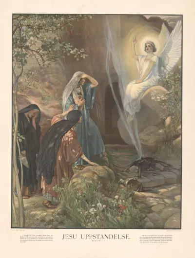 Jesu uppståndelse av Julius Kronberg