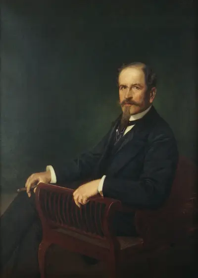 Walter von Hallwyll (1839-1921) av Julius Kronberg