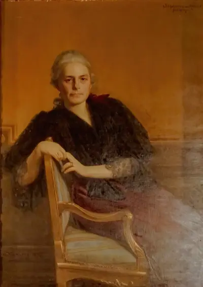 Wilhelmina von Hallwyll, född Kempe (1844–1930) av Julius Kronberg