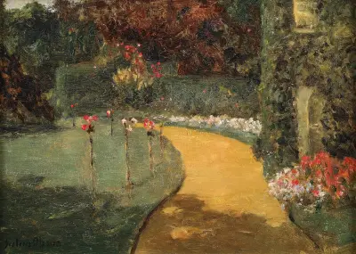 Flowers in the Garden av Albert Julius Olsson