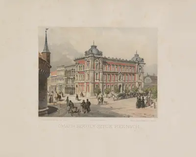 Budova školy krásných umění, Juliusz Kossak