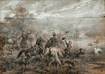 Hägerjakt av Juliusz Kossak