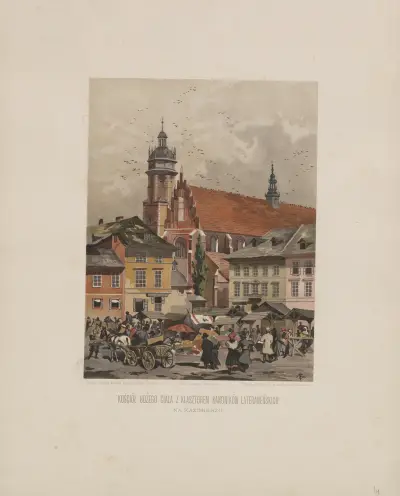 Kościół Bożego Ciała Z Klasztorem Kanoników Laterańskich Na Kazimierzu av Juliusz Kossak