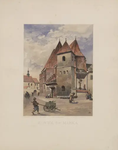 Kościół Św. Marka av Juliusz Kossak