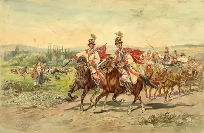 Krakowbröllop av Juliusz Kossak