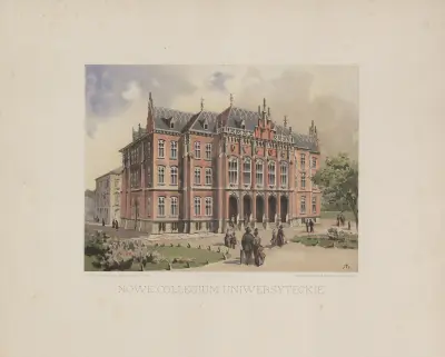 Nowe Collegium Uniwersyteckie av Juliusz Kossak